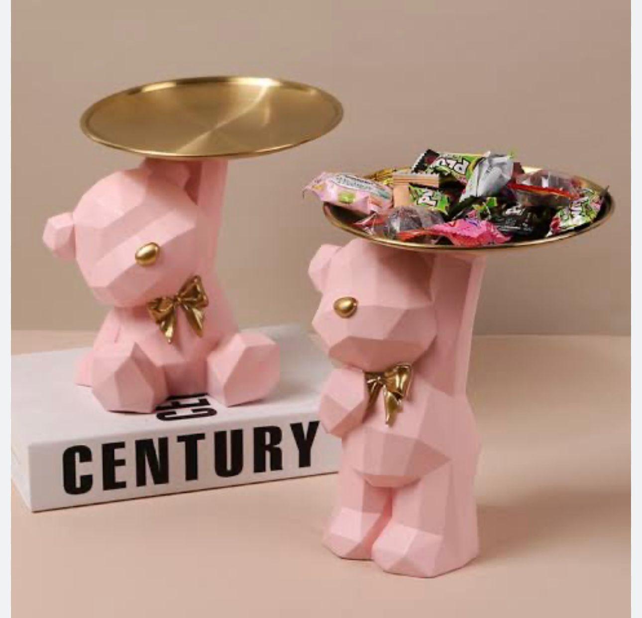 Geometric Standing Teddy Tray Holder